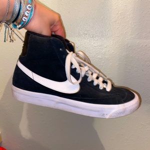 Nike Black Suede Blazer Mids